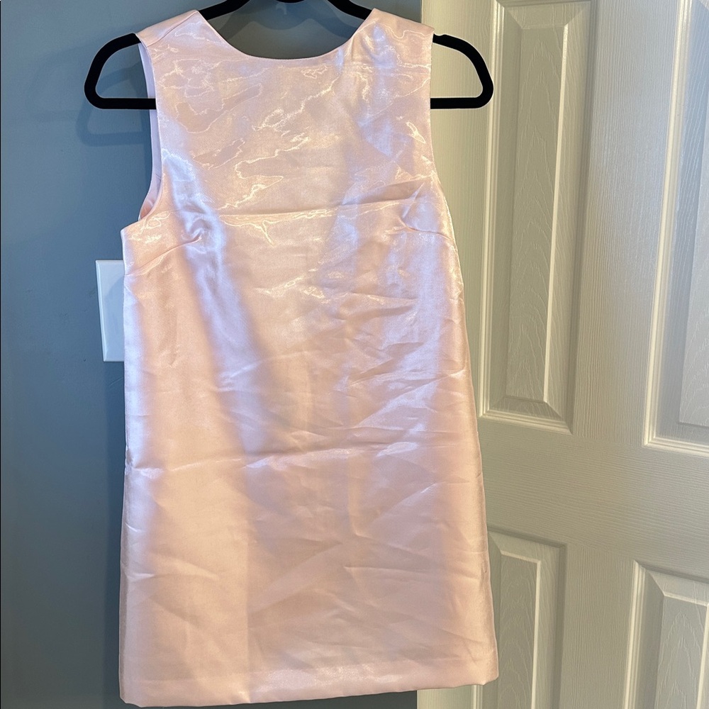 Elegant Pink Sleeveless Dress
